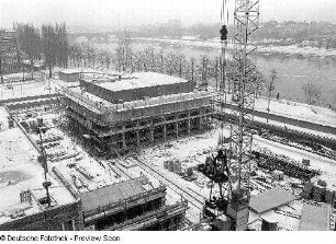Opernhaus. Baukörper der Probebühne