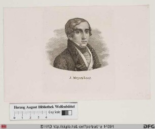 Bildnis Giacomo Meyerbeer (eig. Jacob Liebmann Meyer Beer)