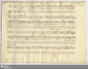 [14.] Lamentazione seconda del Venerdì Santo per voce di Basso