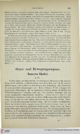 Stütz- und Bewegungsorgane