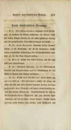 Zum funfzehnten Gesange (unvollständig)