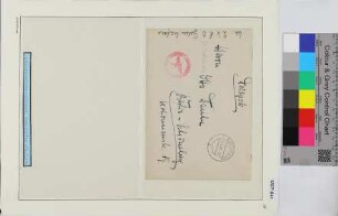 Privat-Feldpostbrief, Schiffsname/Landeinheit: 2. Unterseebootslehrdivision; Frankatur, Mi.-Nr.: [Keine]; Poststempel: Gotenhafen j 10.6.41.-12; Nebenstempel: in rot: Kommando 2. Unterseebootslehrdivision