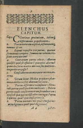 Elenchus capitum.
