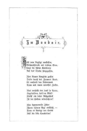 IV. Im Boudoir