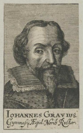Bildnis des Iohannes Gravius