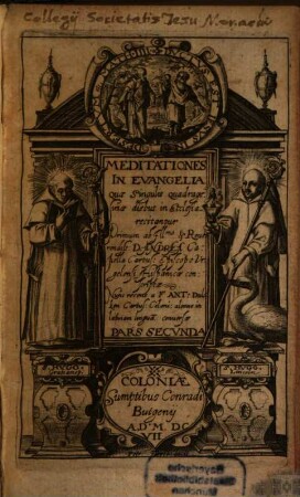 Meditationes In Evangelia, 2. Quae Singulis Quadragesunae diebus in Ecclesia recitantur