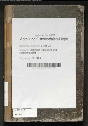 Namensregister zum Salbuch von 1861