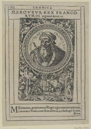 Bildnis des Merovevs Rex Francorvm