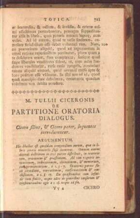 De Partitione Oratoria Dialogus