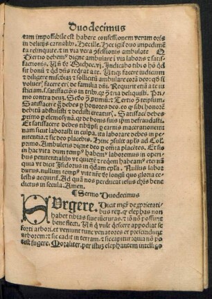 Sermo Duodecimus