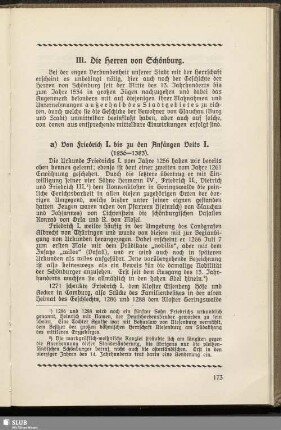 III. Die Herren von Schönburg
