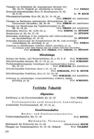 Forstliche Fakultät