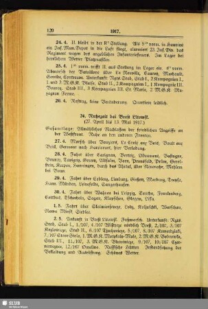 24. Ruhezeit bei Brest Litowsk : (27. April bis 13. Mai 1917)