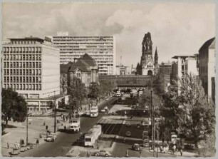 BERLIN, Hardenbergstraße mit Bahnhof Zoologischer Garten