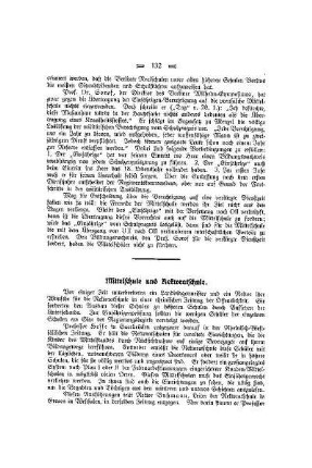 Mittelschule und Rektoratschule