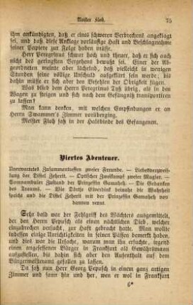 Viertes Abenteuer. Unerwartetes Zusammentreffen zweier Freunde …