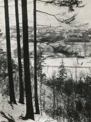 Mohorn. Ortsansicht. Winteraufnahme
