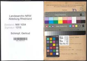 Entnazifizierung Gertrud Schimpf , geb. 21.03.1902 ()