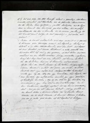 Fotografie des Testaments von J. H. Insinger (?) (Seite 2), mit Anmerkungen