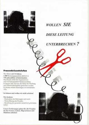 Wollen Sie diese Leitung unterbrechen? Frauenkrisentelefon