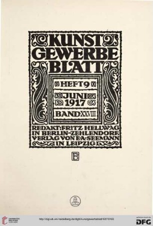 Heft 9 (Juni 1917)