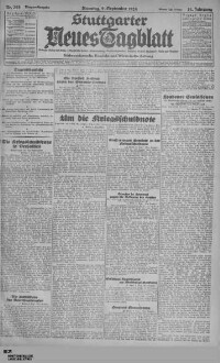 Stuttgarter neues Tagblatt : südwestdeutsche Handels- und Wirtschafts-Zeitung