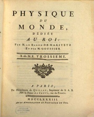 Physique Du Monde, Dédiée Au Roi, 3