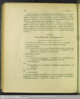V. Abschnitt. Aeußere Verhältnisse der Kirchgemeinden