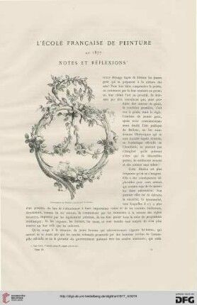 3: L' école française de peinture en 1877, [3] : Notes et réflexions