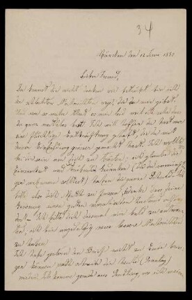 Nr. 9: Brief von Luigi Bianchi an Adolf Hurwitz, München, 12.6.1880