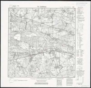 Meßtischblatt 1391 : Gr. Lindenau, 1938 : Gr. Lindenau. - Hrsg. 1914, bericht. 1922, redakt. Änd. 1938. - 1:25000. - [Berlin]: Reichsamt für Landesaufnahme, 1938. - 1 Kt.