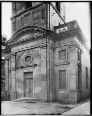 Karlsruhe Kleine Kirche Außenansicht Eingangsportal