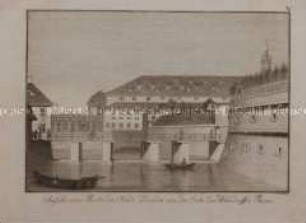 Ansicht eines Teils der Stadt Dresden von der Seite des Wilsdruffer Tores