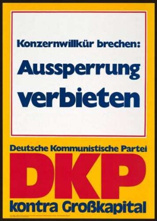 DKP, Landtagswahl 1972
