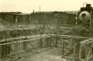 Betonschalplatten-Bauweise Mainzer Landstraße, 1947-1948