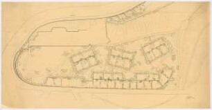Bundesgartenschau 1955, Kassel: Kleingärten (?) Lageplan