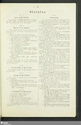 Statutes of the International Philatelic Society Dresden