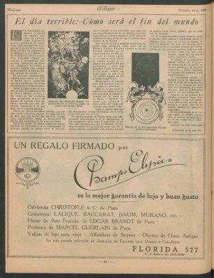 El día terrible: Cómo será el fin del mundo