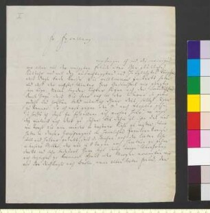 Brief von Frommann, Karl Friedrich Ernst an Goethe, Johann Wolfgang von