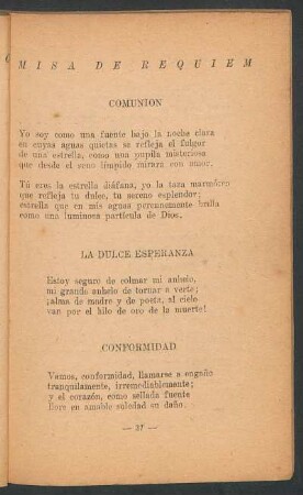 La dulce esperanza