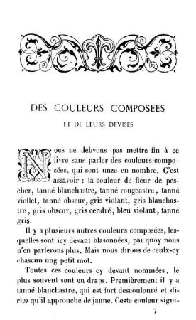 Des Couleurs Composees Et De Leurs Devises