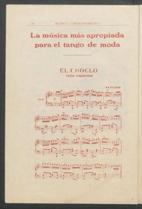 La música más apropiada para el tango de moda - El choclo : Tango argentino