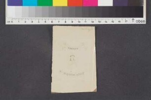 Einlage: Photokopie von Mlle Augustine Keller