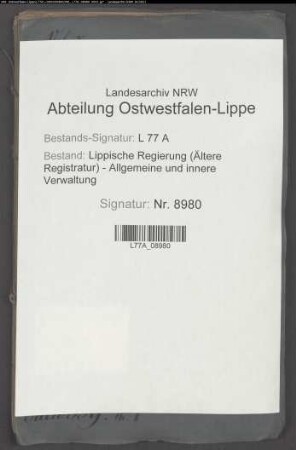 Förderung des Landgestüts und der Pferdezucht, Bd. 10