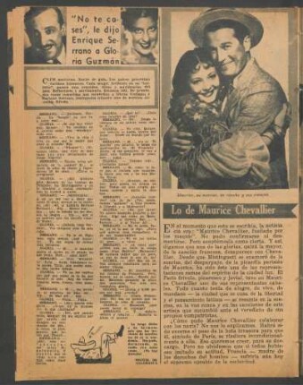 Lo de Maurice Chevalier