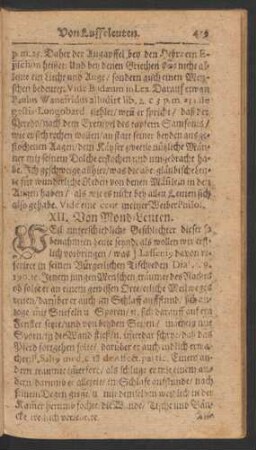 XII. Von Mond-Leuten.