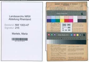 Entnazifizierung Maria Martels , geb. 20.11.1887 (Lehrerin)