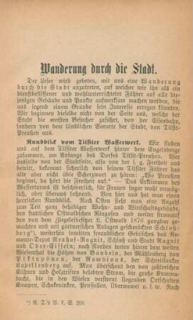 Wanderungen durch die Stadt