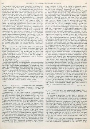 909-910 [Rezension] Schöpfung Welt - Zeit - Mensch