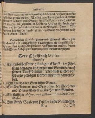 [Ehren- und Gedenck-Seule]